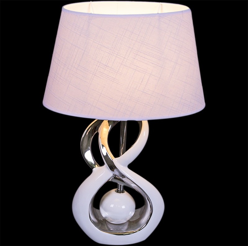 Настольная лампа с абажуром Reluce E27 03890-0.7-01
