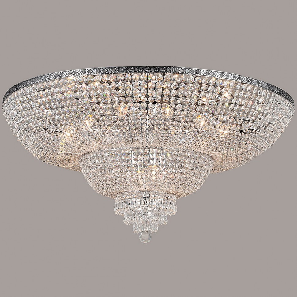 Люстра IL8775-12C-30 CR BK светильник потолочный , хрустальная люстра для зала , гостиной , спальни 