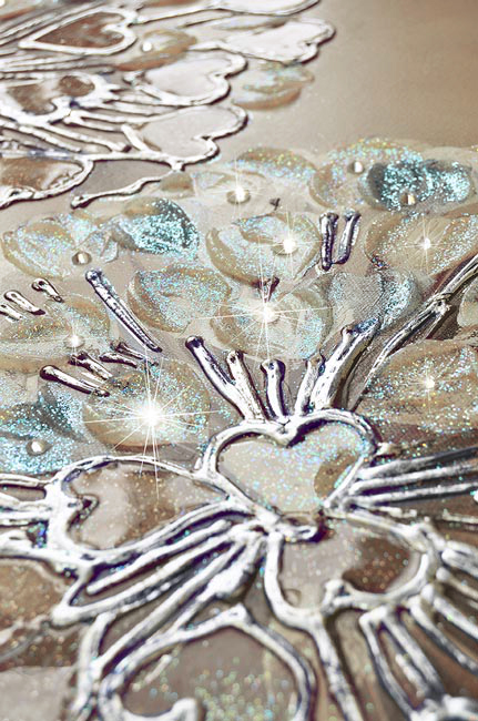  Шоколадно-Алюминевые сердца ,	Кей Лейк Коллекция:	Арт Декор 