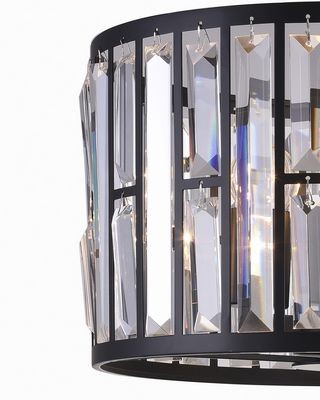 Настольная лампа 0003/3T-BK-CL CAROL