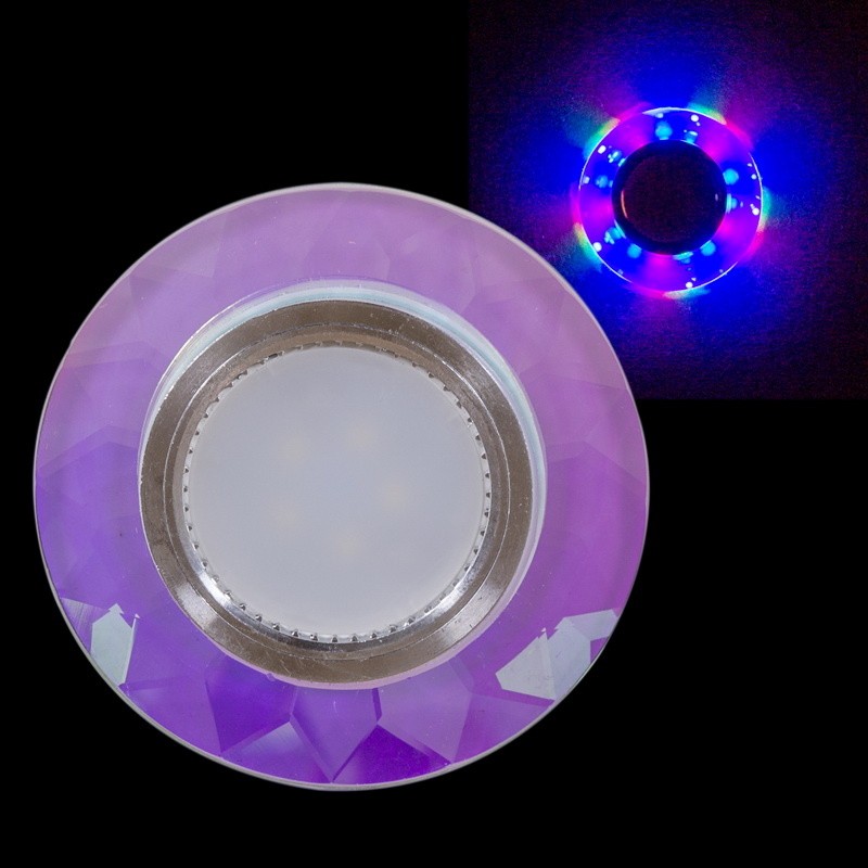 Встраиваемый светильник со светодиодной подсветкой Reluce14008-9.0-001LD MR16+LED3W CLF/MIX