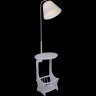 02221-2.6-01 WH светильник напольный, торшер интерьерный, дизайнерский для загородного дома, спальни, прихожей
